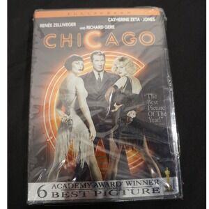 Chicago DVD Full Screen New Sealed Musical Richard Gere Catherine Zeta-Jones